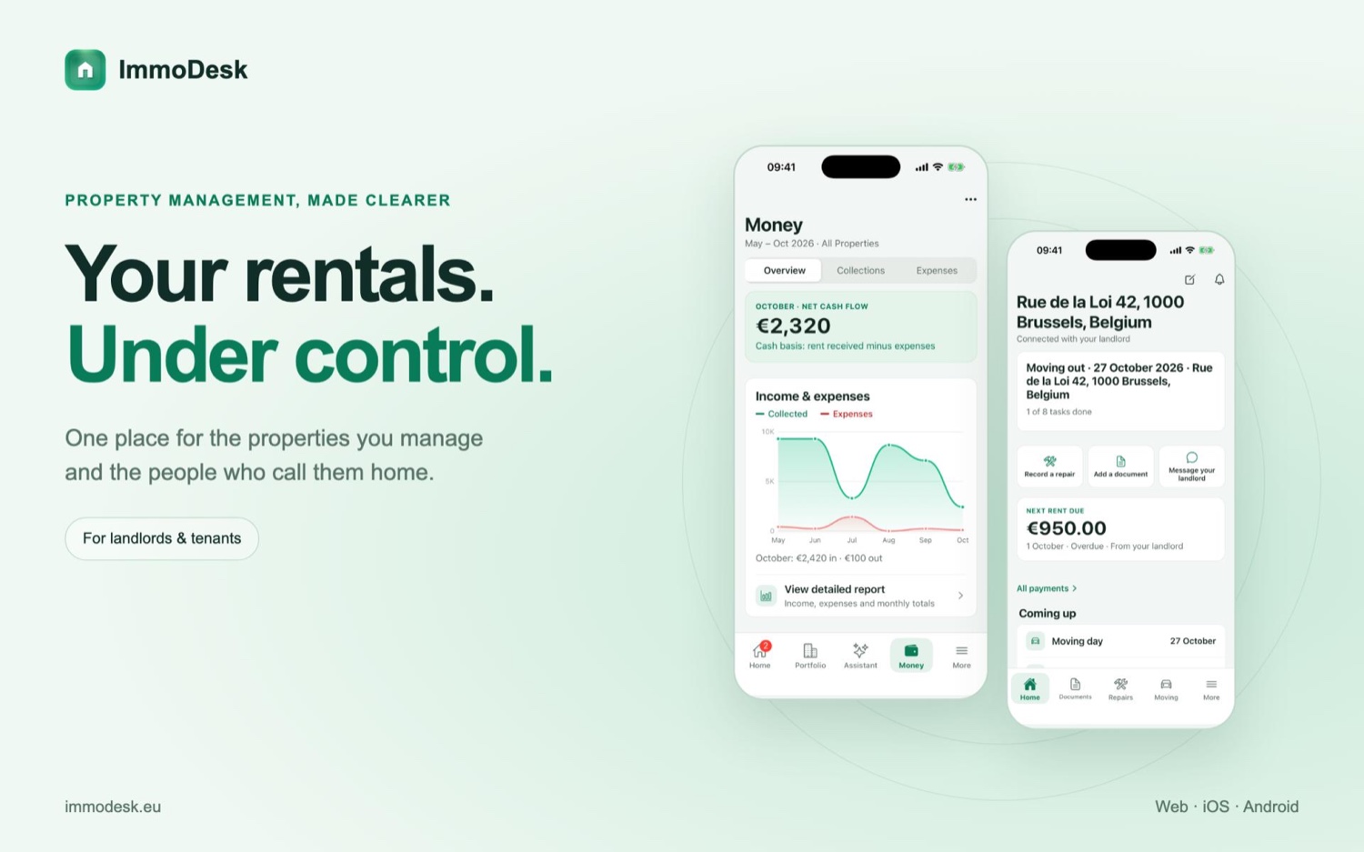 Immodesk: your rentals, under control
