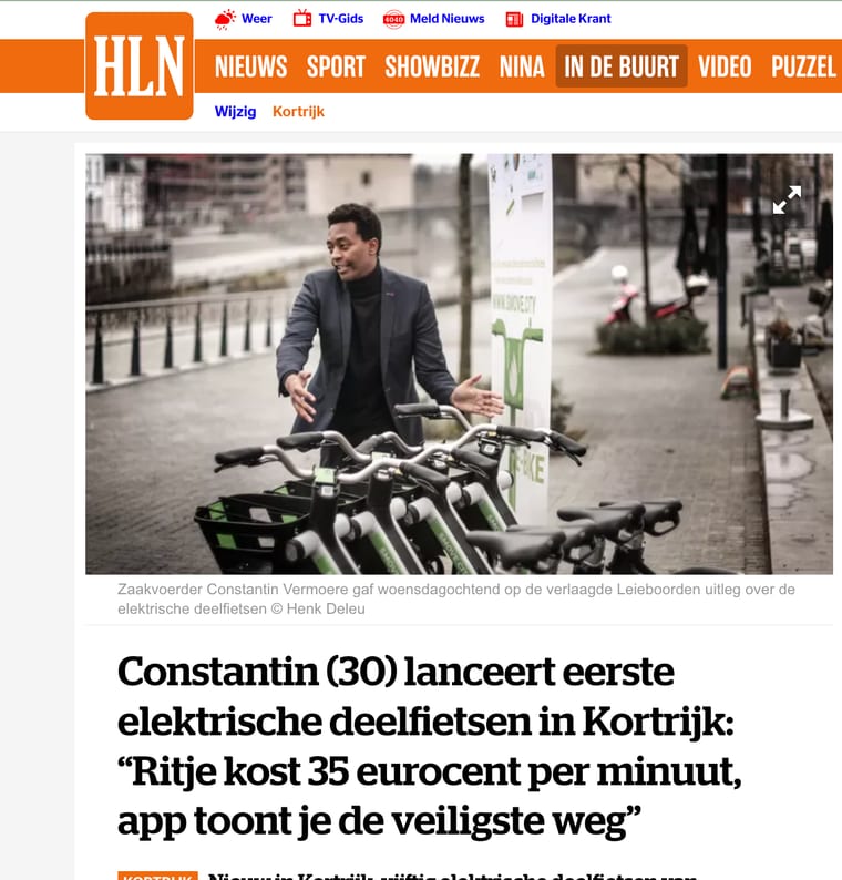 Het Laatste Nieuws coverage of Constantin Vermoere