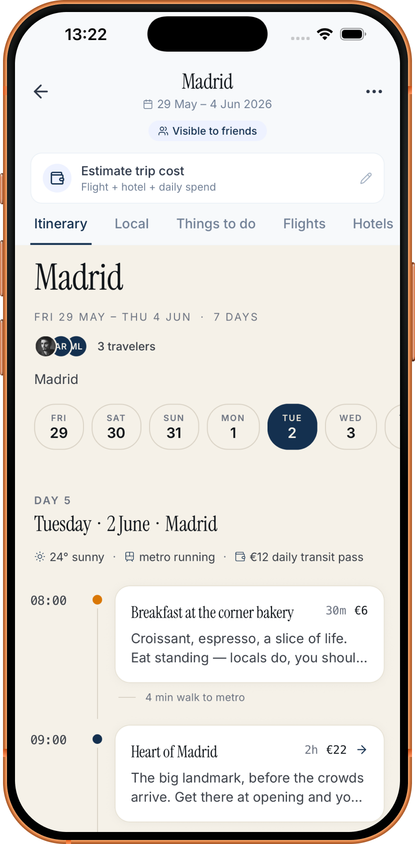SMOVE.CITY day-by-day itinerary