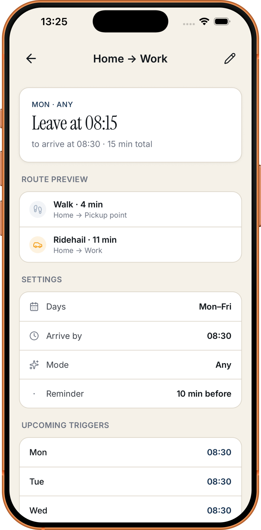 SMOVE.CITY, daily commute automation