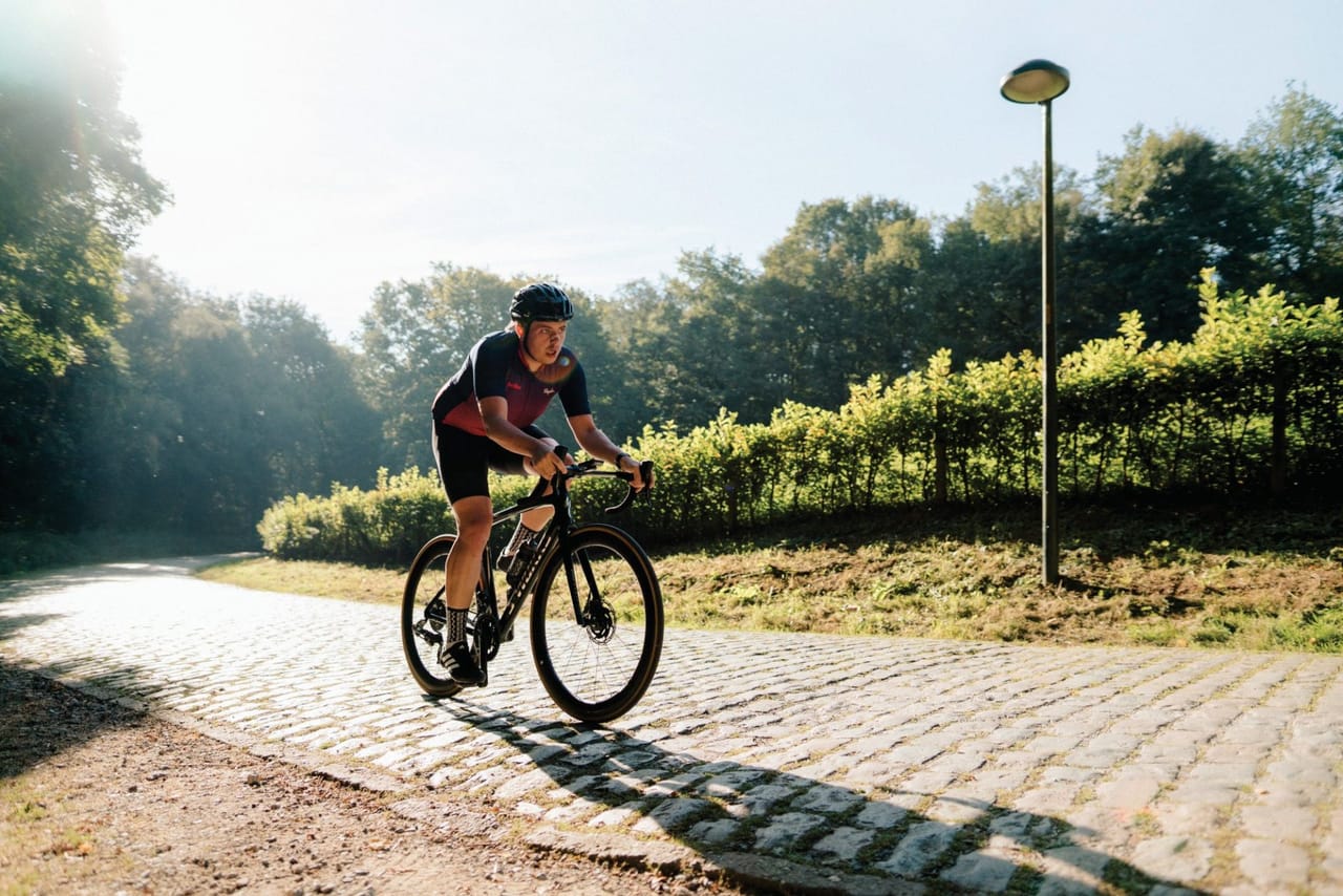 The Kemmelberg climb